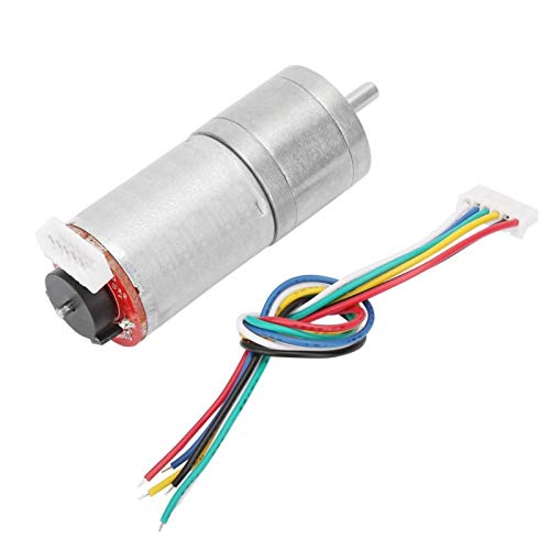 Encoder Getriebemotor DC 12V hohem Drehmoment Reduktionsmotor mit Spule aus Reinem Kupfer Getriebemotor für Roboter RC Car DIY Motor Spielzeug(1000RPM) von BORDSTRACT