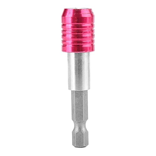 Magnetischer Schraubendreherhalter, 1/4 Zoll Sechskantschaft-Bithalter, Schnellspanner-Schraubendreher-Bithalter, Verlängerungsstange 60 mm 100 mm 150 mm(60mm-rot) von BORDSTRACT
