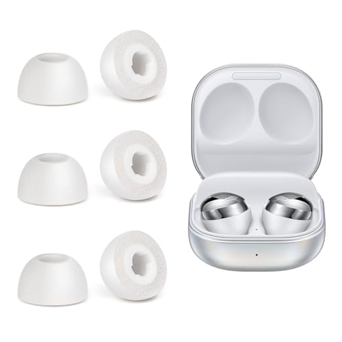 3 Paar Ersatz Ohrstöpsel für Galaxy Buds Pro, Galaxy Buds Pro Kopfhörer Aufsätze Noise Cancelling Ohrstöpsel, für Sport & Pendeln - mit Aufbewahrungsbox, Größe M - Grau 3 Paar Ersatz Ohrstöpsel für Galaxy Buds Pro, Galaxy Buds Pro Kopfhörer Aufsätze Noise Cancelling Ohrstöpsel, für Sport & Pendeln - mit Aufbewahrungsbox, Größe M - Grau von BORLTER CLAMP
