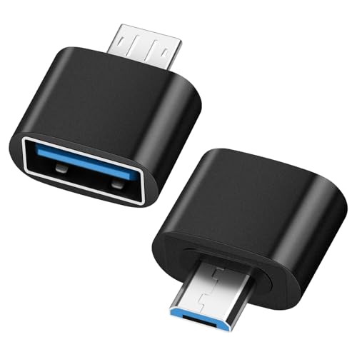 BORLTER CLAMP Micro USB auf USB OTG Adapter 2-Pack, Micro USB Adapter für Android Smartphone, USB Memory Stick, tragbare Festplatten und mehr BORLTER CLAMP Micro USB auf USB OTG Adapter 2-Pack, Micro USB Adapter für Android Smartphone, USB Memory Stick, tragbare Festplatten und mehr von BORLTER CLAMP