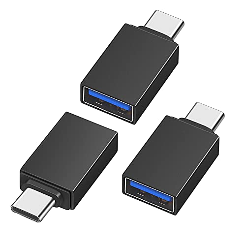 BORLTER CLAMP USB C auf USB 3.0 Adapter (3 Stücke), USB Typ C auf USB A 3.0 OTG Adapter Kompatibel mit MacBook, Handy und Typ-C Gerät von BORLTER CLAMP