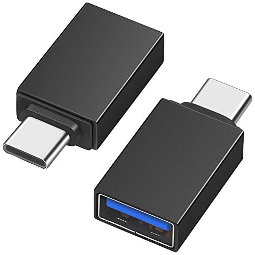 USB C auf USB 3.0 Adapter (2 Stücke), BorlterClamp USB Typ C auf USB A 3.0 OTG Adapter Kompatibel mit MacBook Pro, Samsung Galaxy S8/S9/S10, usw USB Typ C Geräte von BORLTER CLAMP