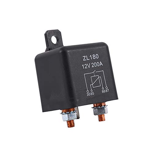 BOROCO 12V 200A Split Charge Relay Kit, Heavy Duty Split Charge Relay ON/OFF Schalter für Auto Auto Boot Van von BOROCO