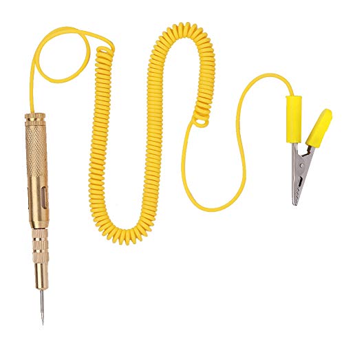 BOROCO Prüflampe kfz,Auto Spannungstester Prüflampe Fahrzeug Circuit Tester Stift Bleistift DC 6V 12V 24V Glühbirne Spannungstest Stift Bleistift Gelb BOROCO Prüflampe kfz,Auto Spannungstester Prüflampe Fahrzeug Circuit Tester Stift Bleistift DC 6V 12V 24V Glühbirne Spannungstest Stift Bleistift Gelb von BOROCO