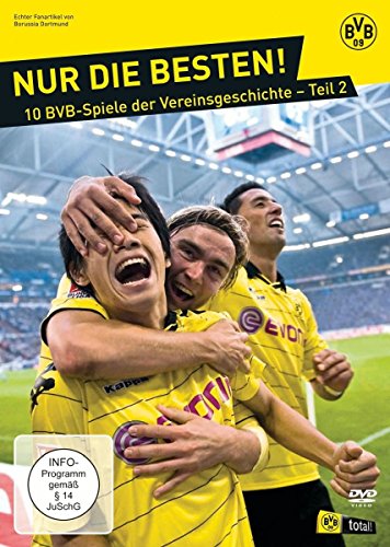 BVB - Nur die Besten! 10 BVB-Spiele der Vereinsgeschichte, Teil 2 [5 DVDs] von BORUSSIA DORTMUND BVB