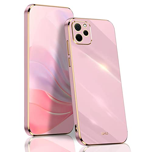 BORYA Hülle für Huawei nova Y61, Ultra Dünn Stoßfest Premium TPU Bumper Handyhülle, Weiches Seidig Silikon Schutzhülle Elegant Galvanisiert Phnom Penh Case, Violett von BORYA