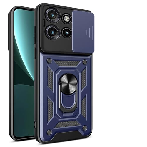 BORYA Hülle für Motorola Edge 50 Neo, Stoßfest PC + TPU Handyhülle, Prämie Silikon Kratzfest Militärqualität Schutzhülle mit Magnetisches Ring Ständer Und Kamera Cover. Blau BORYA Hülle für Motorola Edge 50 Neo, Stoßfest PC + TPU Handyhülle, Prämie Silikon Kratzfest Militärqualität Schutzhülle mit Magnetisches Ring Ständer Und Kamera Cover. Blau von BORYA