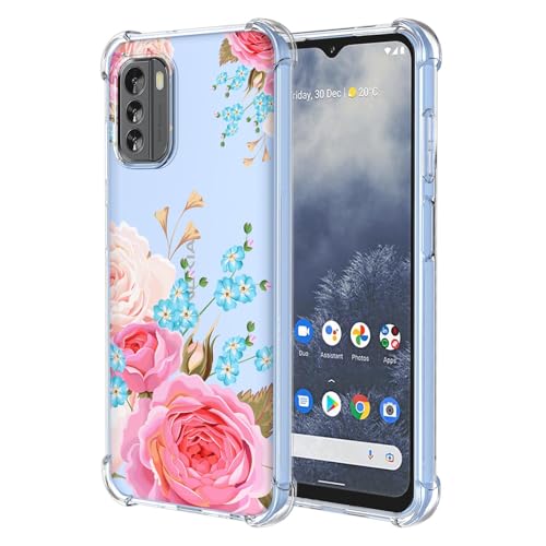 BORYA Hülle für Nokia G42 5G, Stoßfest Weiches Transparent Silikon TPU Bumper Handyhülle Ultra Dünn Seidig Hochwertiges Elegant Schutzhülle, A70 BORYA Hülle für Nokia G42 5G, Stoßfest Weiches Transparent Silikon TPU Bumper Handyhülle Ultra Dünn Seidig Hochwertiges Elegant Schutzhülle, A70 von BORYA
