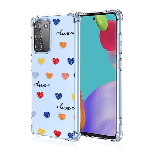 BORYA Hülle für Nokia G42 5G, Stoßfest Weiches Transparent Silikon TPU Bumper Handyhülle Ultra Dünn Seidig Hochwertiges Elegant Schutzhülle, Liebe Herz von BORYA