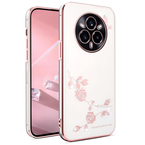 BORYA Hülle für Realme 14 Pro+ / Realme 14 Pro Plus, Stoßfest Ultra Dünn Transparent Weiches TPU Silikon Handyhülle, Elegant Galvanisierter Glitzer Diamant Blumen Muster Schutzhülle, Rosa BORYA Hülle für Realme 14 Pro+ / Realme 14 Pro Plus, Stoßfest Ultra Dünn Transparent Weiches TPU Silikon Handyhülle, Elegant Galvanisierter Glitzer Diamant Blumen Muster Schutzhülle, Rosa von BORYA
