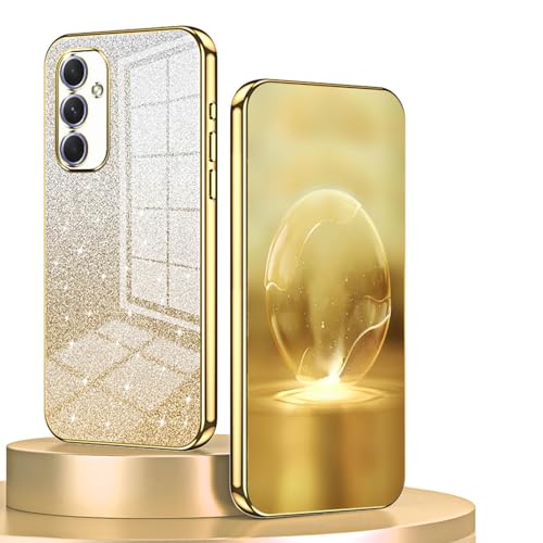 BORYA Hülle für Samsung Galaxy A35 5G, Ultra Dünn Stoßfest Premium Weiches TPU Silikon Handyhülle, Elegant Galvanisierter Schutzhülle mit Luxus Gradient Glitzer Karte, Gold BORYA Hülle für Samsung Galaxy A35 5G, Ultra Dünn Stoßfest Premium Weiches TPU Silikon Handyhülle, Elegant Galvanisierter Schutzhülle mit Luxus Gradient Glitzer Karte, Gold von BORYA