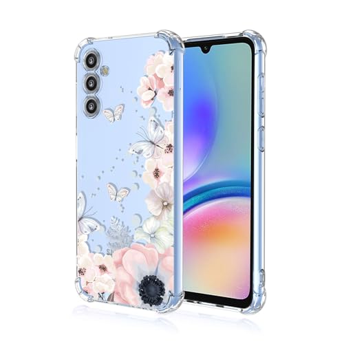 BORYA Hülle für Samsung Galaxy A55 5G, Stoßfest Weiches Transparent Silikon TPU Bumper Handyhülle Ultra Dünn Seidig Hochwertiges Elegant Schutzhülle, A48 von BORYA