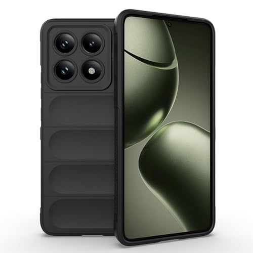 BORYA Hülle für Xiaomi 14T Pro, Stoßfest Weiches Premium TPU Bumper Silikon Handyhülle, Fallschutz Airbag-Design Schutzhülle, Ultra Dünn Dauerhaft Case, Schwarz BORYA Hülle für Xiaomi 14T Pro, Stoßfest Weiches Premium TPU Bumper Silikon Handyhülle, Fallschutz Airbag-Design Schutzhülle, Ultra Dünn Dauerhaft Case, Schwarz von BORYA