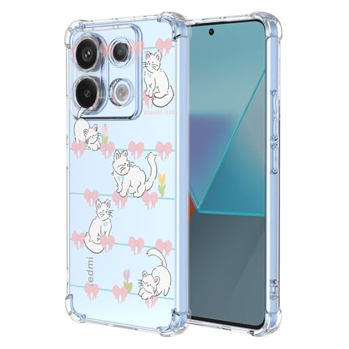 BORYA Hülle für Xiaomi Redmi Note 13 5G, Stoßfest Weiches Transparent Silikon TPU Bumper Handyhülle Ultra Dünn Seidig Hochwertiges Elegant Schutzhülle, E6876 BORYA Hülle für Xiaomi Redmi Note 13 5G, Stoßfest Weiches Transparent Silikon TPU Bumper Handyhülle Ultra Dünn Seidig Hochwertiges Elegant Schutzhülle, E6876 von BORYA