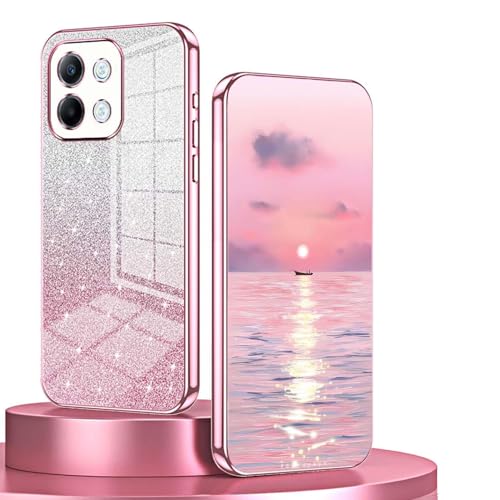 BORYA Hülle für vivo Y28 4G, Ultra Dünn Stoßfest Premium Weiches TPU Silikon Handyhülle, Elegant Galvanisierter Schutzhülle mit Luxus Gradient Glitzer Karte, Rosa BORYA Hülle für vivo Y28 4G, Ultra Dünn Stoßfest Premium Weiches TPU Silikon Handyhülle, Elegant Galvanisierter Schutzhülle mit Luxus Gradient Glitzer Karte, Rosa von BORYA