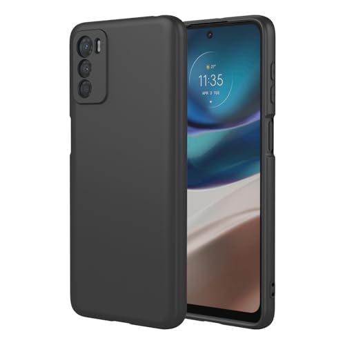 BORYA Silikon Hülle für Motorola Moto G42 4G, Ultra Dünn Seidig Weiches Berühren Stoßfest Handyhülle, Premium TPU Schutzhülle, Kratzfest Mikrofaserfutter Case Cover, Schwarz BORYA Silikon Hülle für Motorola Moto G42 4G, Ultra Dünn Seidig Weiches Berühren Stoßfest Handyhülle, Premium TPU Schutzhülle, Kratzfest Mikrofaserfutter Case Cover, Schwarz von BORYA