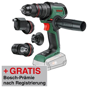 AKTION: BOSCH Home & Garden AdvancedImpact 18V-80 Akku-Schlagbohrschrauber-Set 18,0 V, ohne Akku mit Prämie nach Registrierung AKTION: BOSCH Home & Garden AdvancedImpact 18V-80 Akku-Schlagbohrschrauber-Set 18,0 V, ohne Akku mit Prämie nach Registrierung von BOSCH Home & Garden