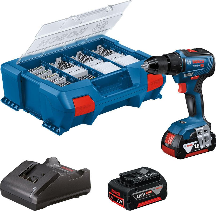 BOSCH Professional Akku-Bohrschrauber-Set GSR 18V-55 BOSCH Professional Akku-Bohrschrauber-Set GSR 18V-55 von BOSCH Professional