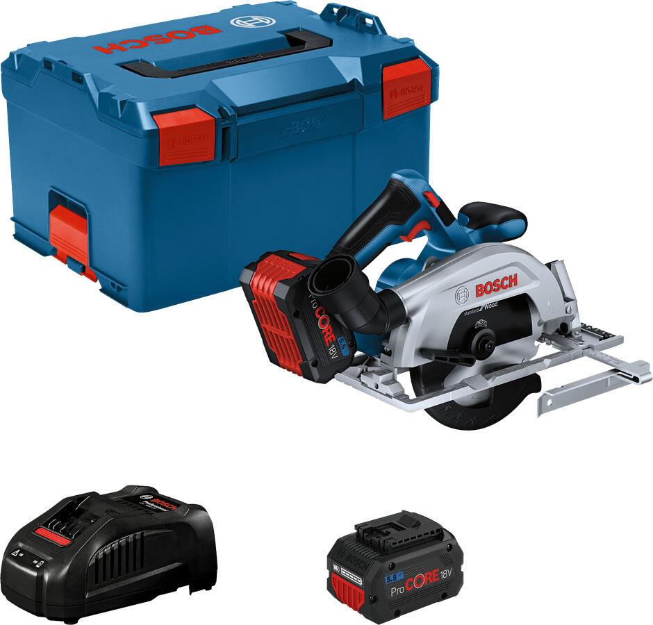 BOSCH Professional Akku-Handkreissäge GKS 18V-57-2 mit L-BOXX von BOSCH Professional