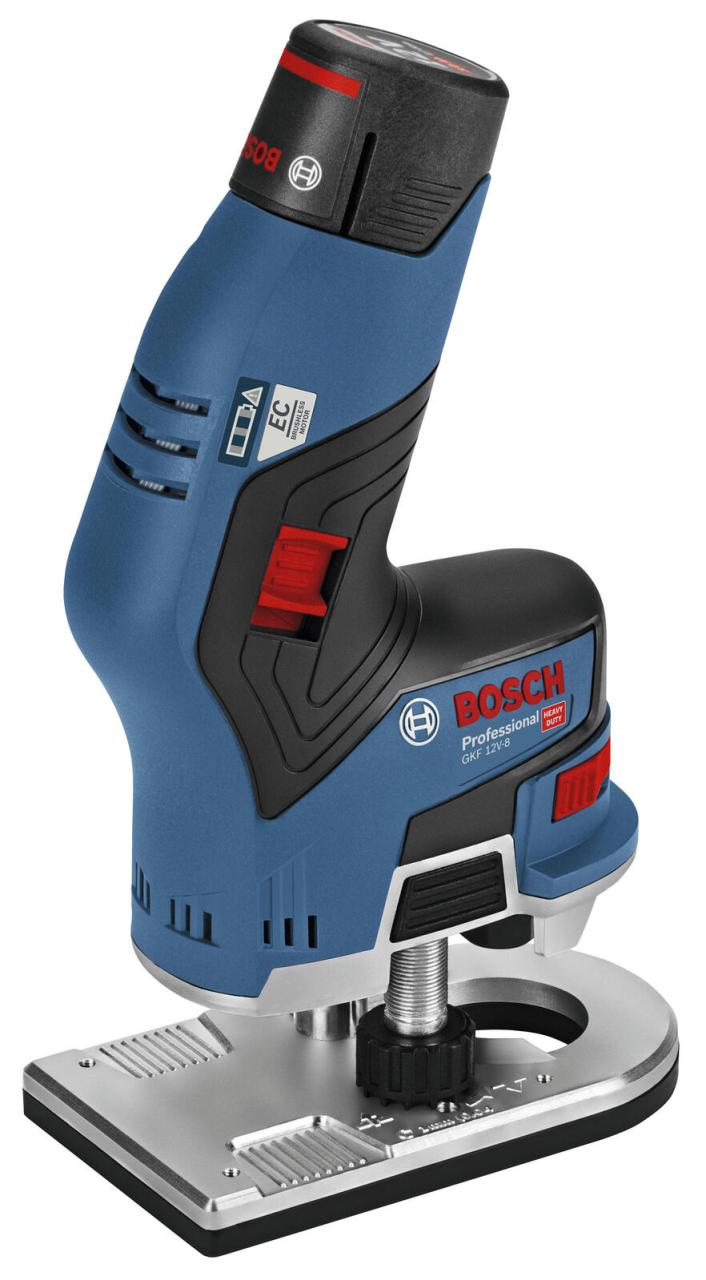 BOSCH Professional Akku-Kantenfräse GKF 12V-8 Solo ohne Akku von BOSCH Professional