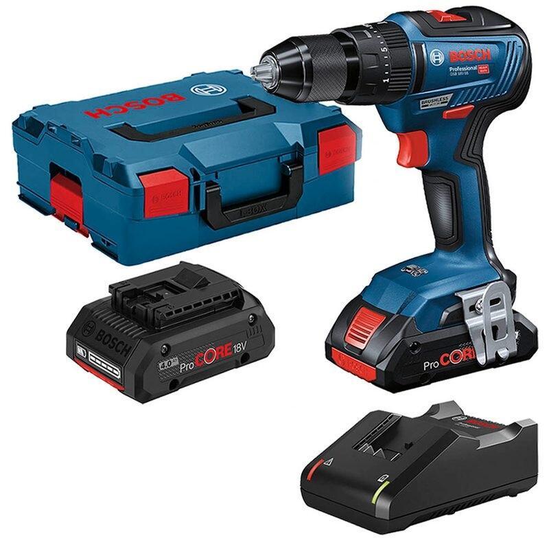 BOSCH Professional Akku-Schlagbohrschrauber-Set GSB 18V-55 von BOSCH Professional