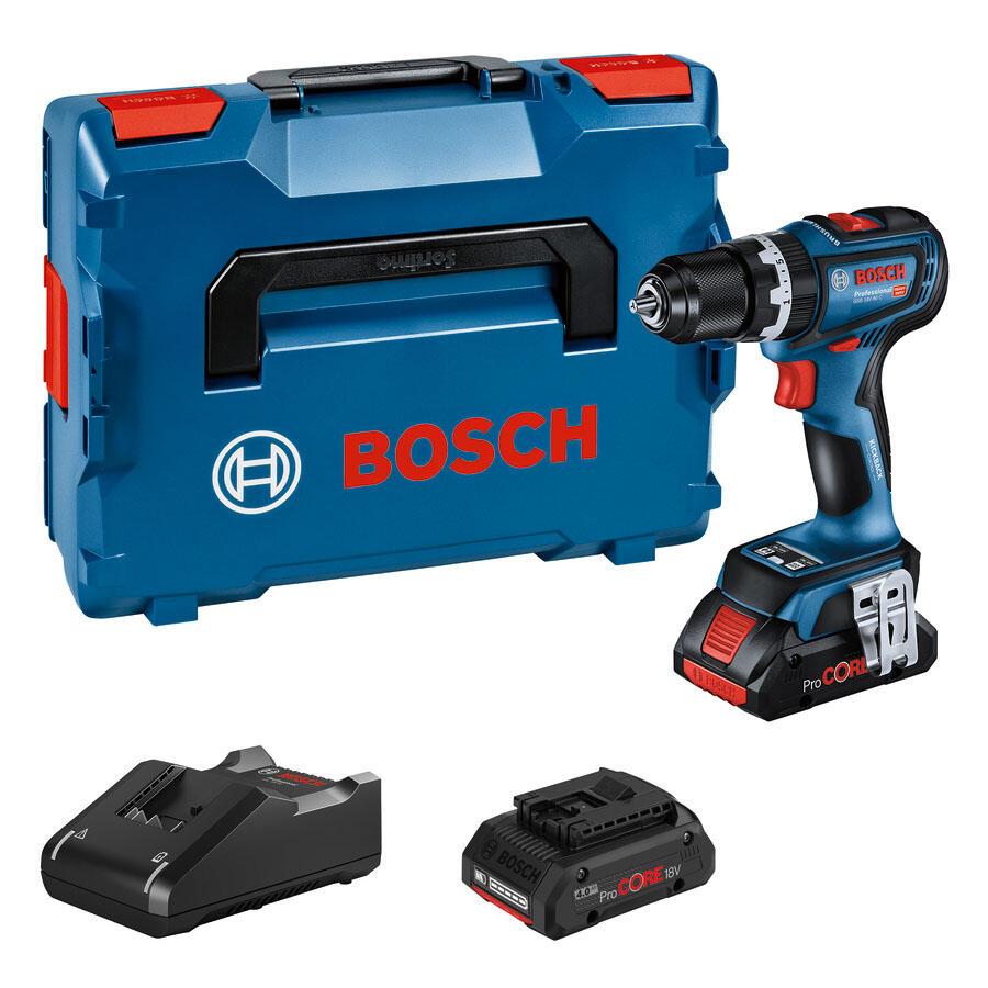 BOSCH Professional Akku-Schlagbohrschrauber-Set 06019K6105 von BOSCH Professional