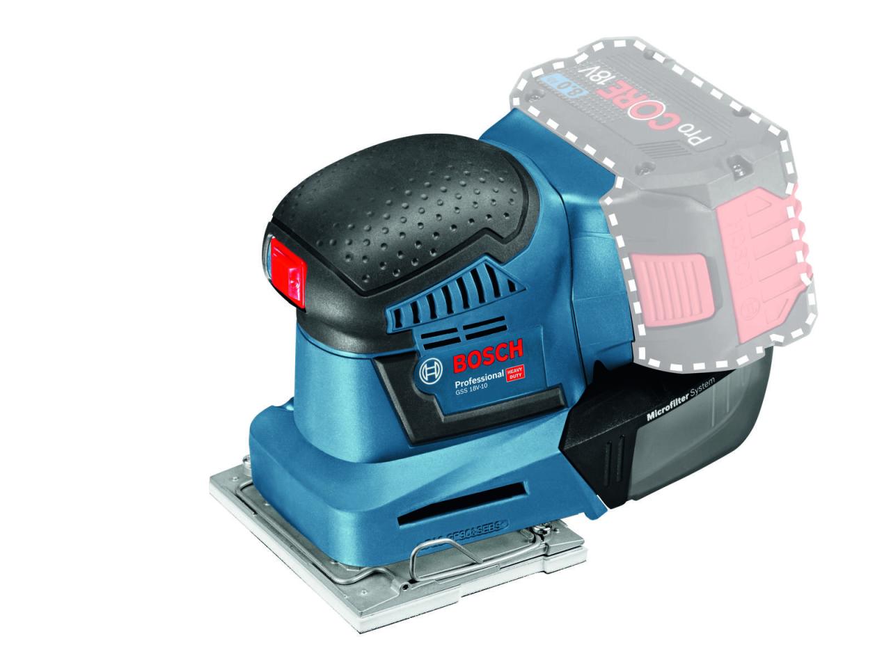 BOSCH Professional Akku-Schwingschleifer GSS 18V-10 BOSCH Professional Akku-Schwingschleifer GSS 18V-10 von BOSCH Professional