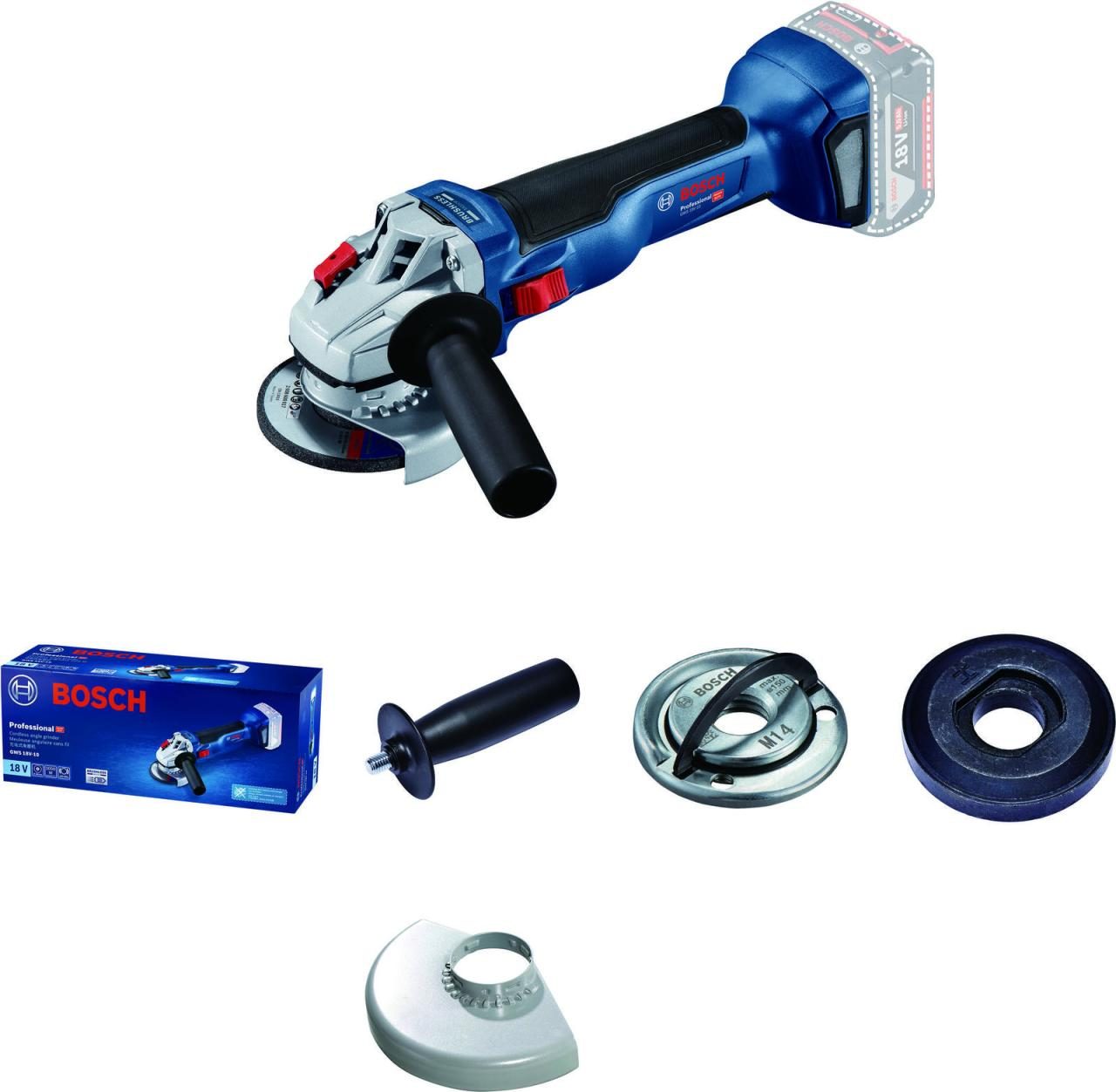 BOSCH Professional Akku-Winkelschleifer 06019J4000 von BOSCH Professional