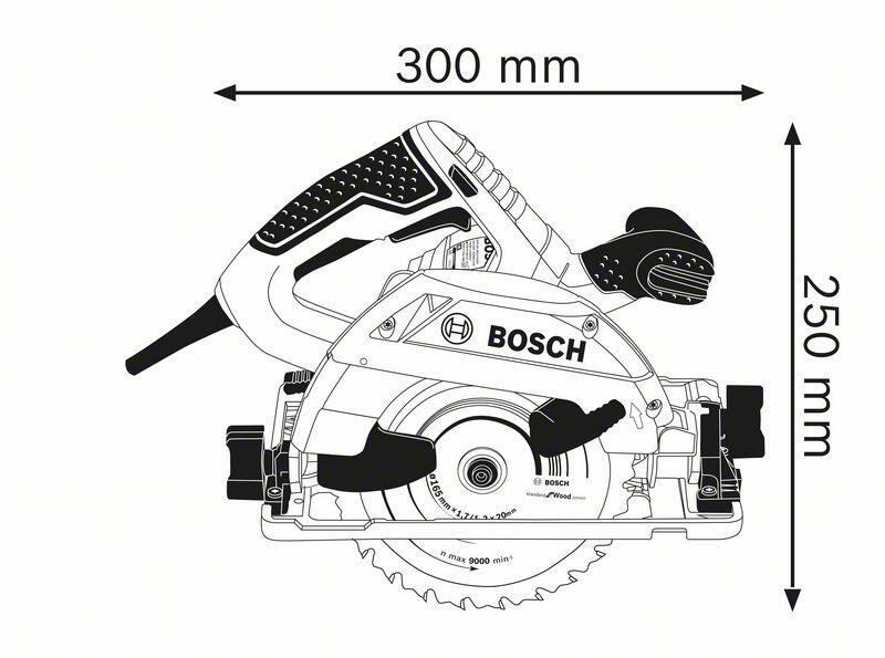 BOSCH Professional Handkreissäge GKS 55+GCE von BOSCH Professional