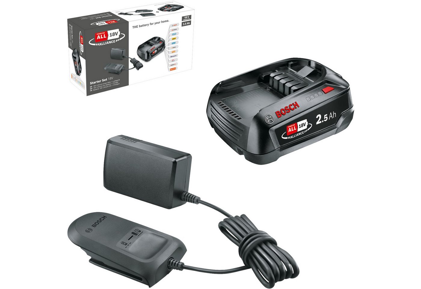 BOSCH BOSCH Starter-Set 18 V Alliance, 1600A02625, 2,5 Akku BOSCH BOSCH Starter-Set 18 V Alliance, 1600A02625, 2,5 Akku von BOSCH