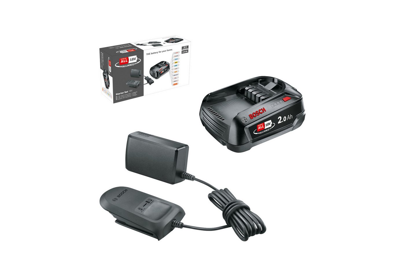 BOSCH BOSCH Starter-Set 18 V Alliance, 1600A02CK7, 2,0 Akku BOSCH BOSCH Starter-Set 18 V Alliance, 1600A02CK7, 2,0 Akku von BOSCH