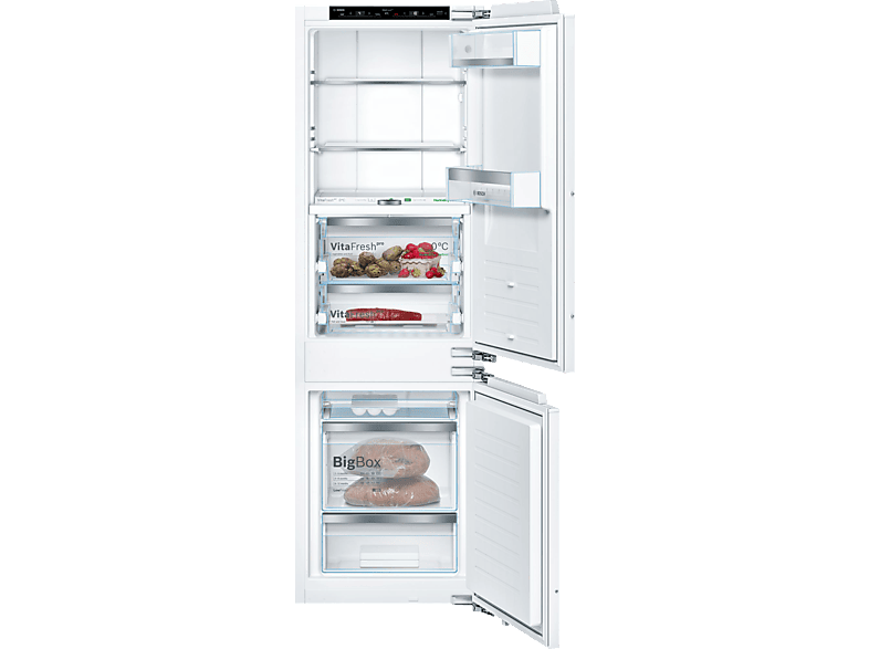 BOSCH KIF 86 PF E0 Serie 8 Kühlgefrierkombination (E, 267 l, 1772 mm hoch, Weiß) von BOSCH