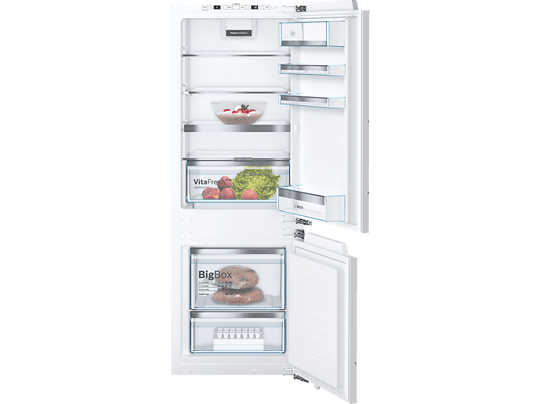 BOSCH KIS 77 AD D0 Serie 6 Kühlgefrierkombination (D, 237 l, 1578 mm hoch, Weiß) von BOSCH
