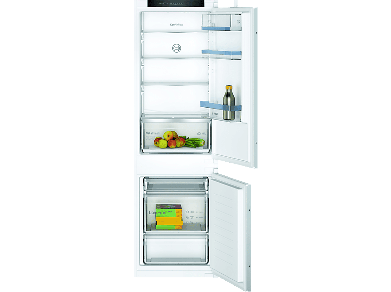 BOSCH KIV 86 VSE 0 Serie 4 Kühlgefrierkombination (E, 267 l, 1772 mm hoch, Weiß) von BOSCH