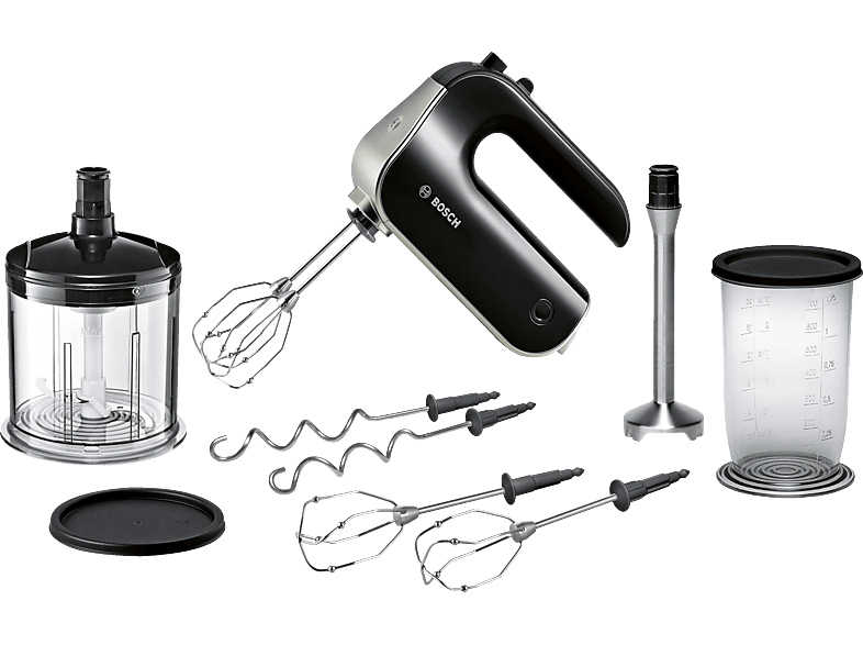 BOSCH MFQ4885DE Handmixer Schwarz/Chrom (575 Watt) von BOSCH