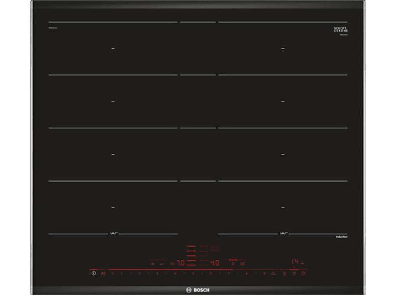 BOSCH PXY675DC1E Induktionskochfeld (606 mm breit, 4 Kochfelder) von BOSCH