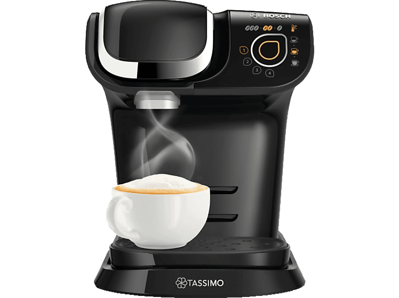 BOSCH TAS6502 Tassimo My Way 2 Kapselmaschine Schwarz von BOSCH