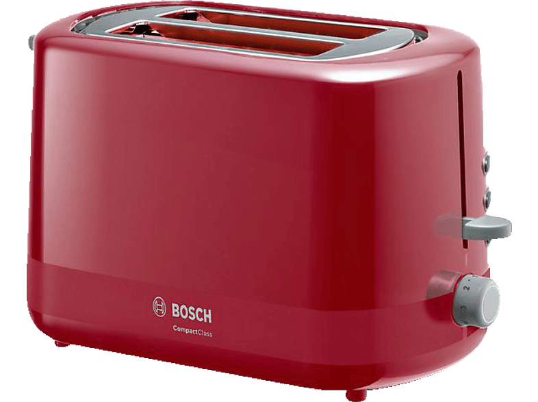 BOSCH TAT3A114 Toaster Rot (800 Watt, Schlitze: 2) von BOSCH