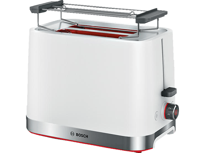 BOSCH TAT4M221 My Moment Kompakt Toaster Weiß (950 Watt, Schlitze: 2) von BOSCH