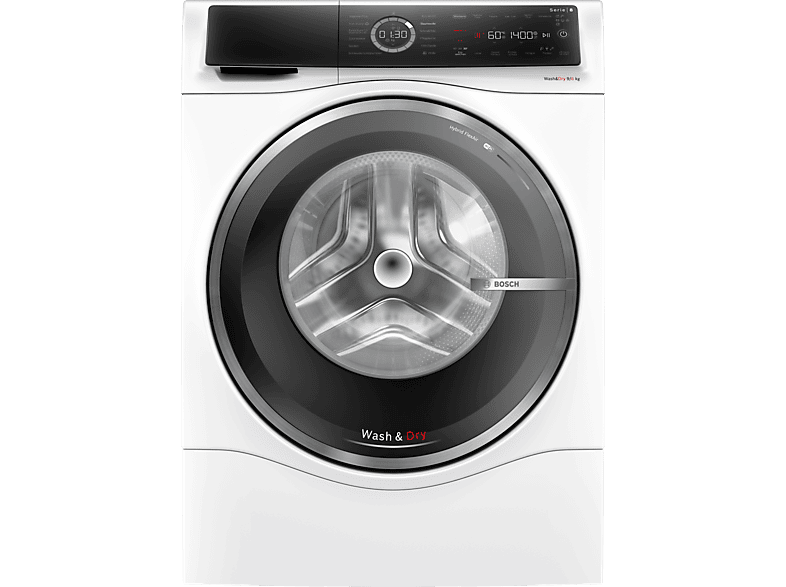 BOSCH WNC244070 Serie 8 Waschtrockner (9 kg / 6 kg, 1400 U/Min.) von BOSCH