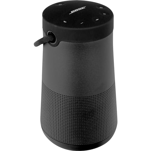 BOSE SoundLink Revolve+ (Serie II) Bluetooth Speaker – Tragbarer, wasserabweisender kabelloser Lautsprecher mit Langer Akkulaufzeit, Schwarz von BOSE