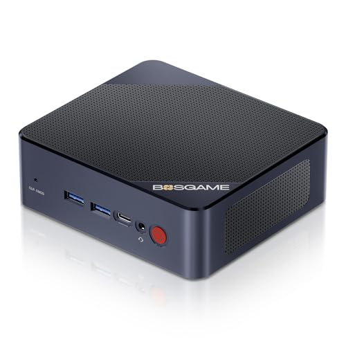 BOSGAME B100 Mini PC, Intel 12th Alder Lake- N100(bis zu 3.4GHz) Desktop PC, 16GB DDR4 RAM 512GB SSD, Mini Computer Unterstützung 4K Triple Display/ USB3.2 / WiFi 5 / BT4.2/ 2500Mbps Ethernet von BOSGAME