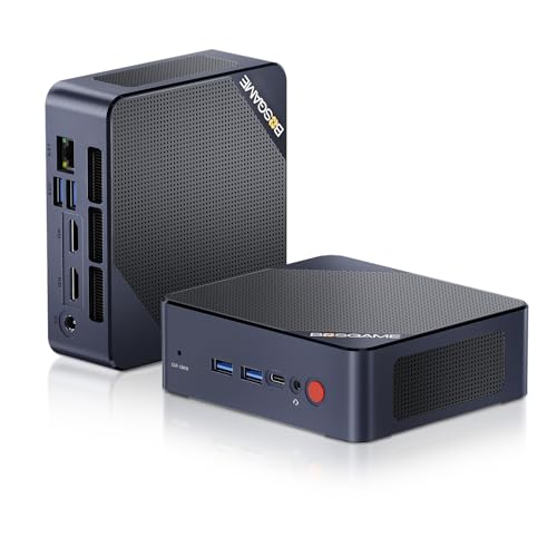 BOSGAME B95 Mini PC Intel 12th Gen N95 (bis zu 3.4GHz) Mini Desktop Computer W11 Pro 16GB RAM 512GB M.2 SSD, Micro PC Unterstützung 4K UHD Dual HDMI & Type-C, Dual WiFi 5, BT 4.2 von BOSGAME