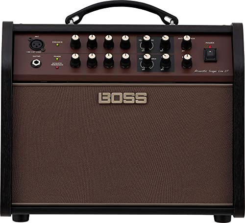 BOSS Acoustic Singer Live LT ACS-LIVE LT Akustischer Gitarren- und Gesangsverstärker für elektroakustische Gitarre und Gesangsmikrofon von BOSS