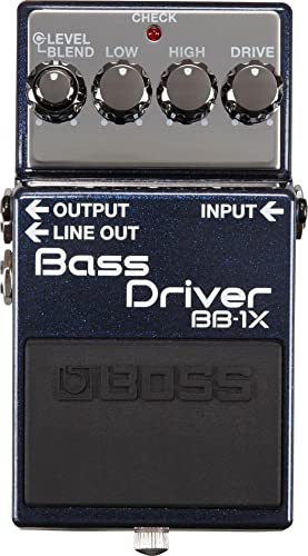 BOSS BB-1X Bass Driver Pedal - Pedal Auswirkungen, blau von BOSS