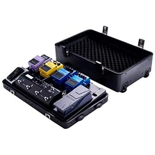 BOSS BCB-1000 robustes Gitarreneffekt-Pedalboard im Kofferdesign | Maximaler Schutz mit ausziehbarem Griff, Rollen und herausnehmbarem Pedalboard aus Aluminium von BOSS