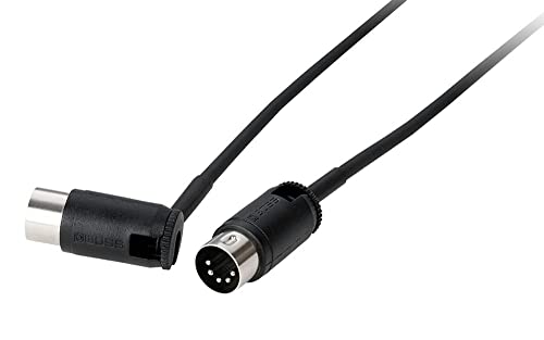 BOSS BMIDI-PB2 – 2ft/60cm length – Space-saving MIDI cable with multi-directional connectors, perfect for pedalboards and all MIDI applications von BOSS