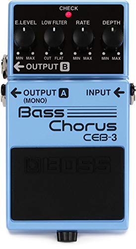 BOSS CEB-3 Bass Chorus Pedal, Chorus-Kompaktpedal mit integriertem Crossover BOSS CEB-3 Bass Chorus Pedal, Chorus-Kompaktpedal mit integriertem Crossover von BOSS