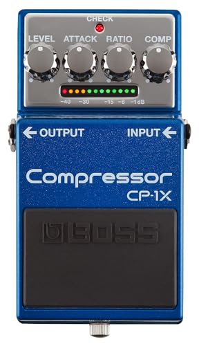 BOSS CP-1X Kompressor-Gitarrenpedal, Gitarren-Kompressor der nächsten Generation auf Basis der wegweisenden BOSS MDP-Technologie von BOSS