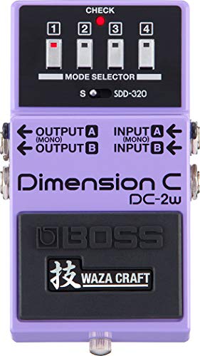 BOSS DC-2W WAZA Craft Dimension C Gitarrenpedal, Dimension-Erlebnis mit transparentem Sound BOSS DC-2W WAZA Craft Dimension C Gitarrenpedal, Dimension-Erlebnis mit transparentem Sound von BOSS
